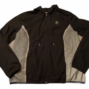 Fila Sport Black Reflective Windbreaker